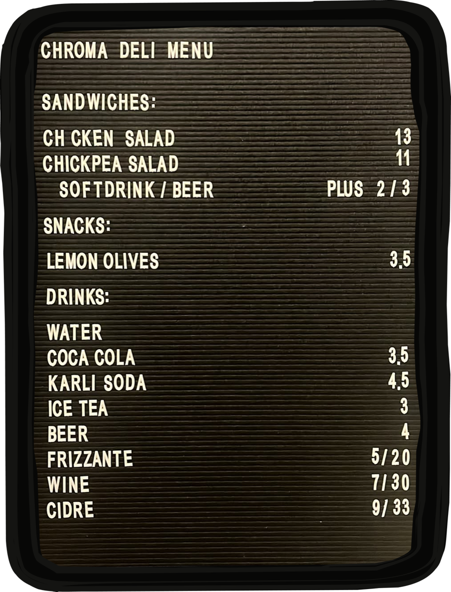 Menu Board
